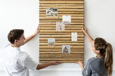 Tableau de liège décoratif Pousses de bambou