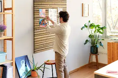Tableau de liège décoratif Pousses de bambou