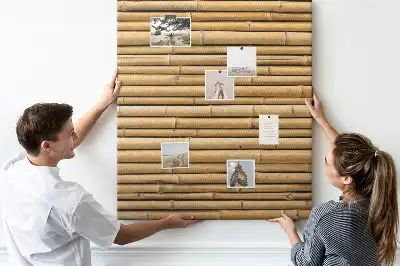 Tableau de liège décoratif Pousses de bambou