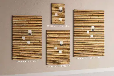 Tableau de liège décoratif Pousses de bambou