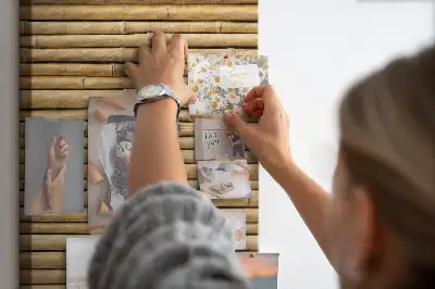 Tableau de liège décoratif Pousses de bambou