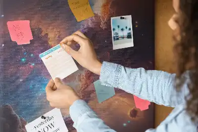 Tableau affichage liège Galaxie cosmique