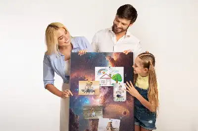 Tableau affichage liège Galaxie cosmique