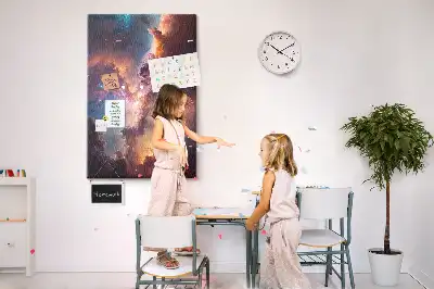 Tableau affichage liège Galaxie cosmique