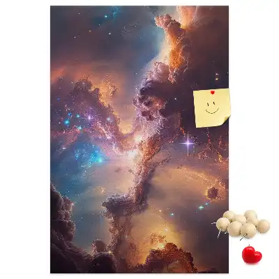 Tableau affichage liège Galaxie cosmique