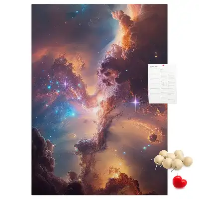 Tableau affichage liège Galaxie cosmique