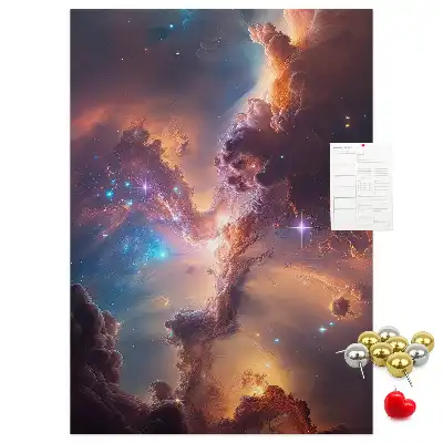Tableau affichage liège Galaxie cosmique