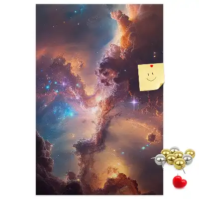 Tableau affichage liège Galaxie cosmique