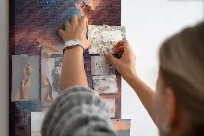 Tableau affichage liège Galaxie cosmique