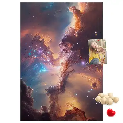 Tableau affichage liège Galaxie cosmique