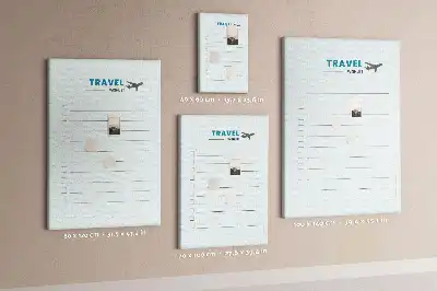 Tableau affichage liège Planification de voyage