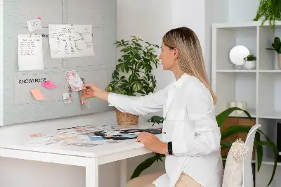 Image tableau en liège Planificateur de santé