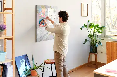 Image tableau en liège Marbre décoratif