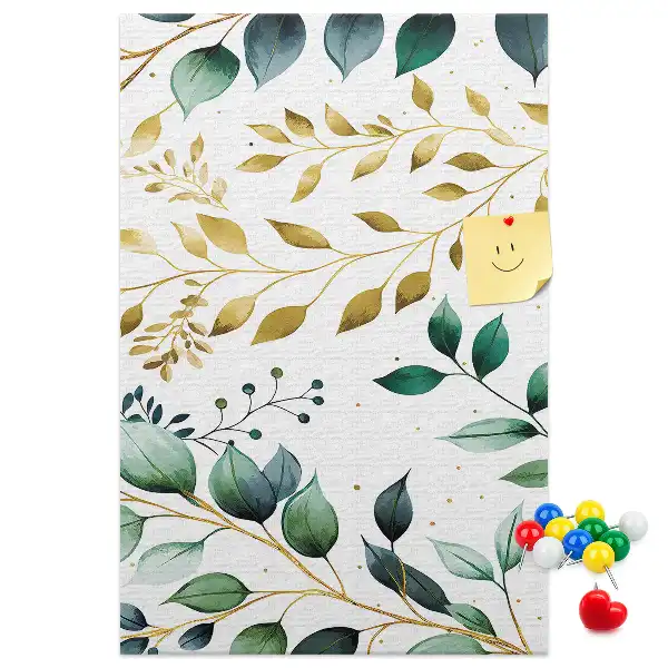 Tableau de liège décoratif Motif floral