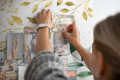 Tableau de liège décoratif Motif floral