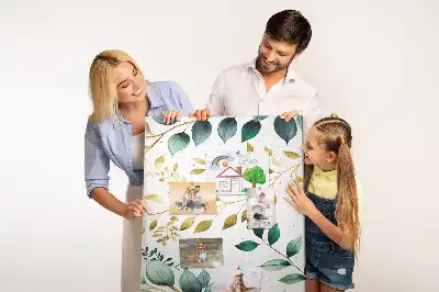 Tableau de liège décoratif Motif floral