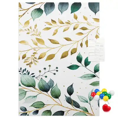 Tableau de liège décoratif Motif floral