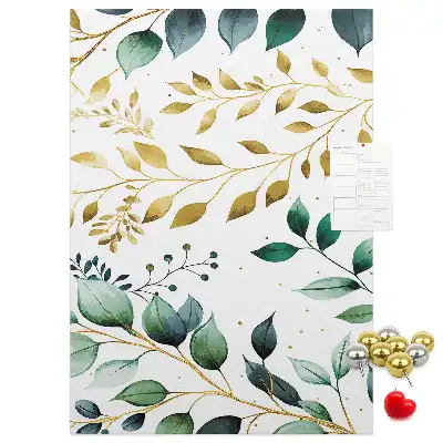 Tableau de liège décoratif Motif floral