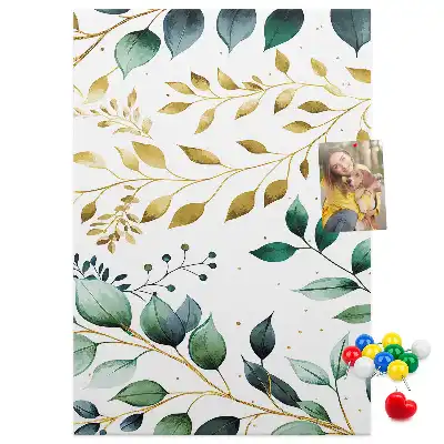 Tableau de liège décoratif Motif floral