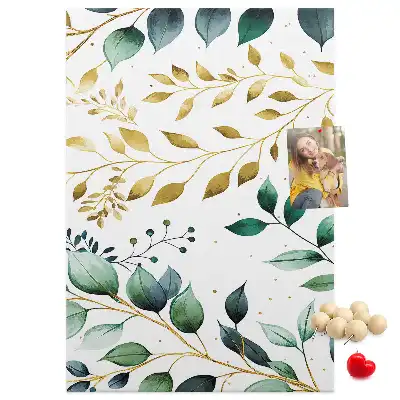 Tableau de liège décoratif Motif floral