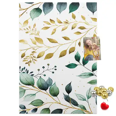Tableau de liège décoratif Motif floral