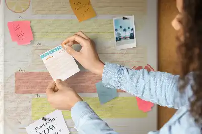 Tableau affichage liège Planificateur de menu