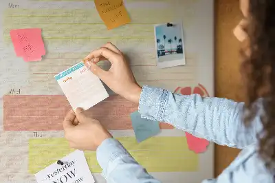 Tableau affichage liège Planificateur de menu