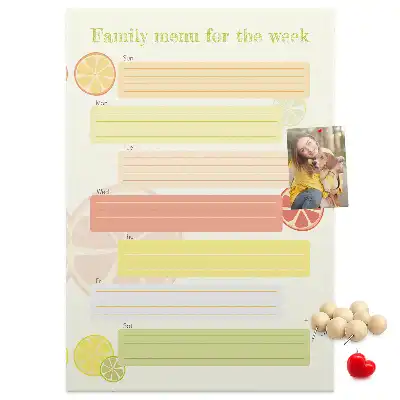 Tableau affichage liège Planificateur de menu