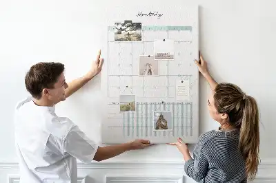 Tableau affichage liège Agenda mensuel
