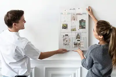 Tableau affichage liège Agenda mensuel