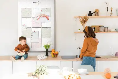 Image tableau en liège Planificateur annuel