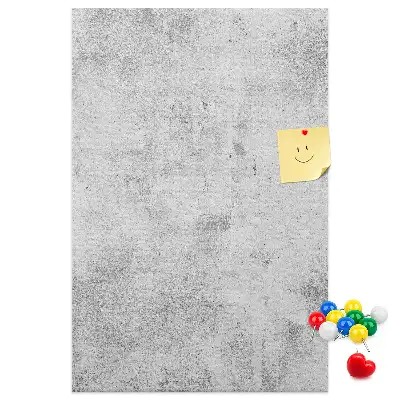 Tableau de liège décoratif Mur en béton