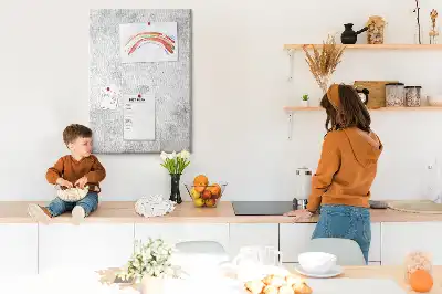 Tableau de liège décoratif Mur en béton