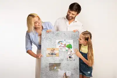 Tableau de liège décoratif Mur en béton
