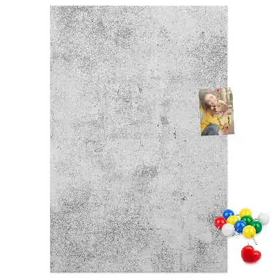 Tableau de liège décoratif Mur en béton