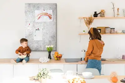 Tableau de liège décoratif Mur en béton