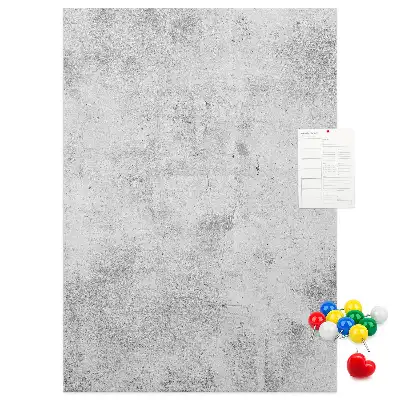 Tableau de liège décoratif Mur en béton