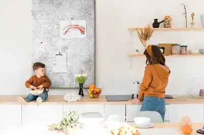 Tableau de liège décoratif Mur en béton
