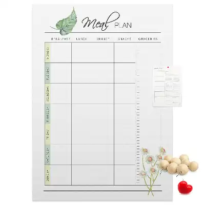 Tableau affichage liège Planificateur de repas