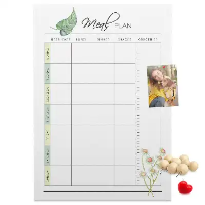 Tableau affichage liège Planificateur de repas