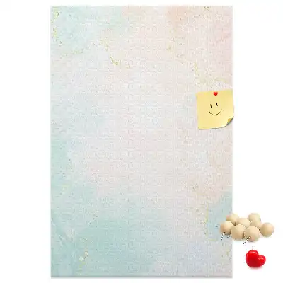 Image tableau en liège Abstraction aux pastels