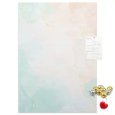 Image tableau en liège Abstraction aux pastels