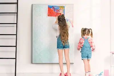 Image tableau en liège Abstraction aux pastels