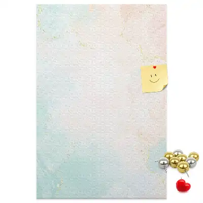 Image tableau en liège Abstraction aux pastels