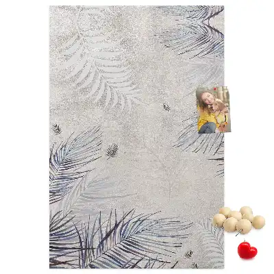 Tableau affichage liège Feuilles de palmier