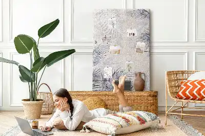 Tableau affichage liège Feuilles de palmier