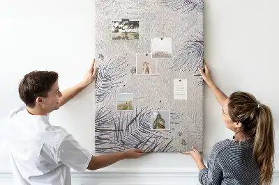 Tableau affichage liège Feuilles de palmier