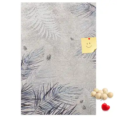 Tableau affichage liège Feuilles de palmier