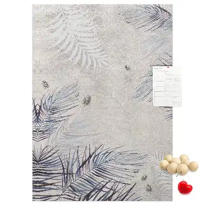 Tableau affichage liège Feuilles de palmier