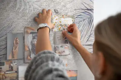 Tableau affichage liège Feuilles de palmier